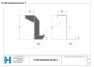 Profil ambutisat zincat Z 100x3.0x2000 mm 1